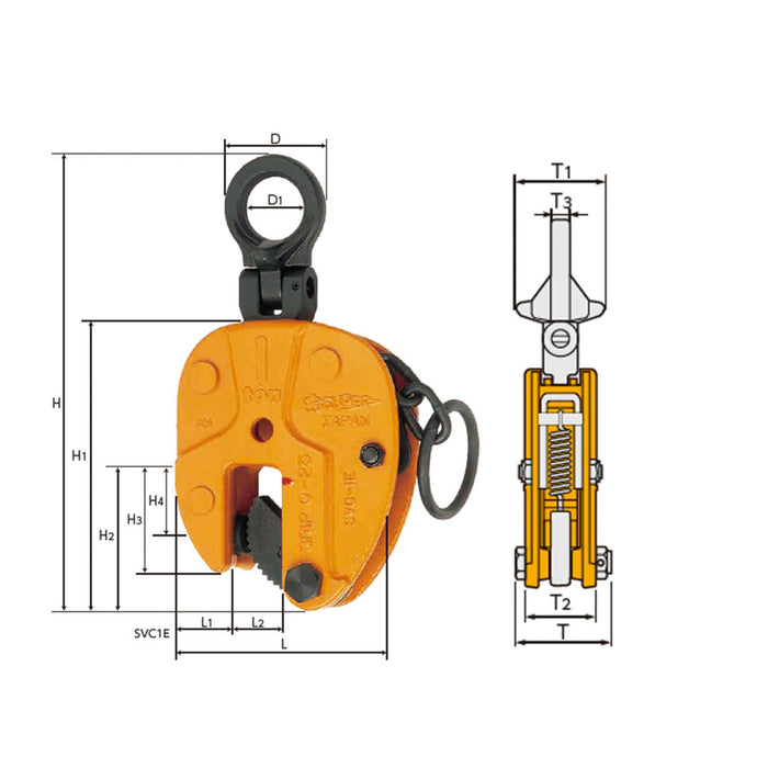 Tiger Universal Lifting Clamp